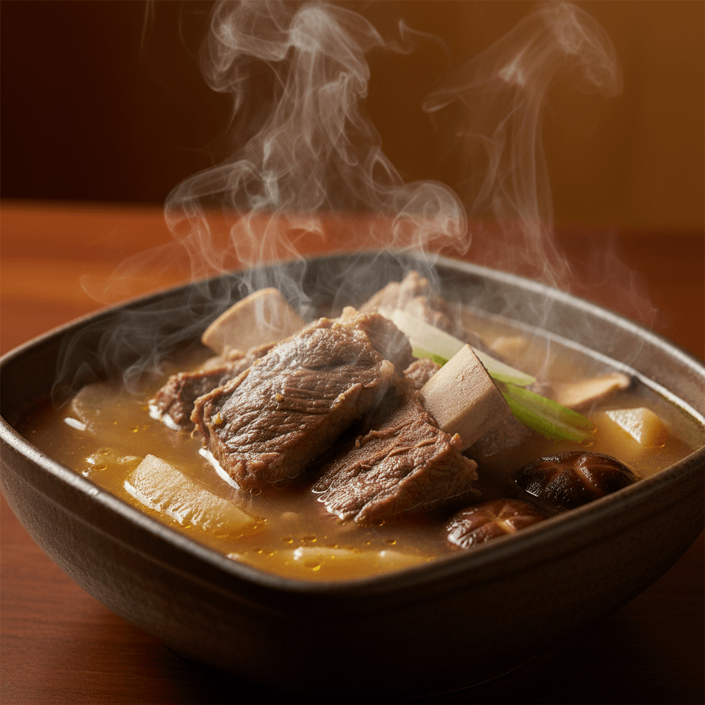 Kalbi tang beef rib soup
