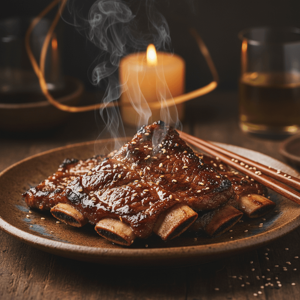 Grilled short ribs kalbi
